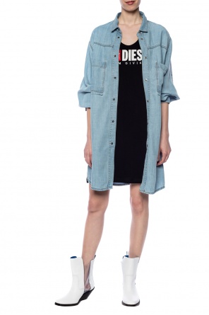 Oversize t-shirt on straps, zdjęcie 2 Oversize t-shirt on straps od Diesel